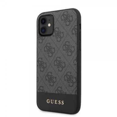 Guess iPhone 11 Kuori Stripe Cover Harmaa