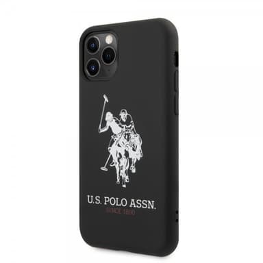 U.S. Polo iPhone 11 Pro Max Kuori Big Logo Musta