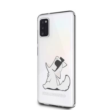 Karl Lagerfeld Samsung Galaxy A41 Suojakuori Fun Choupette Läpinäkyvä