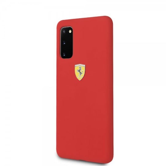 Ferrari Samsung Galaxy S20 Suojakuori Logolla Punainen