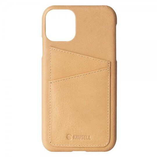 Krusell iPhone 11 Pro Max Kuori Sunne CardCover Korttitasku Vintage Nude