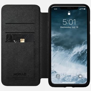 NOMAD iPhone 11 Pro Max Suojakotelo Rugged Folio Rustic Brown