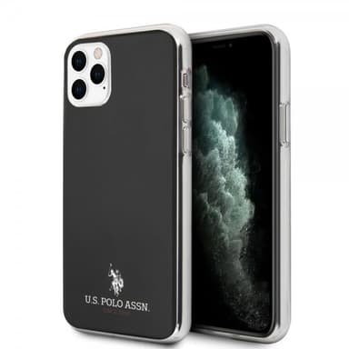 U.S. Polo iPhone 11 Pro Max Kuori Small Logo Musta