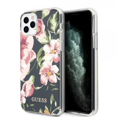 Guess iPhone 11 Pro Kuori Flower Edition N.3 Navy