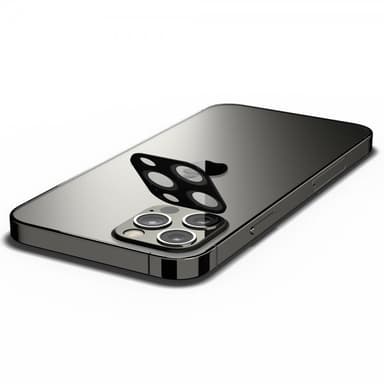 Spigen iPhone 12 Pro Kameran linssinsuojus GLAS.tR Optik Musta