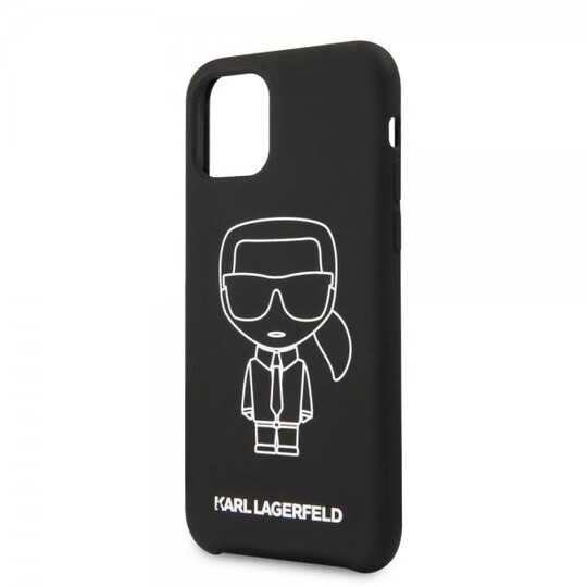 Karl Lagerfeld iPhone 11 Pro Suojakuori Iconic Outline Musta