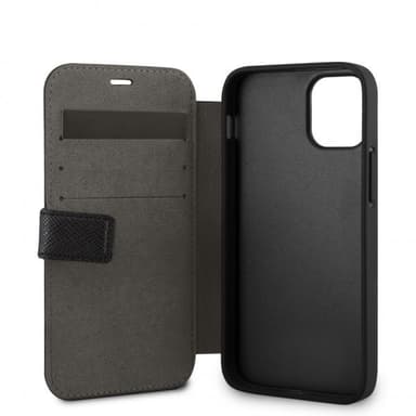 Karl Lagerfeld iPhone 12 Mini Kotelo Embossed Karl Saffiano Musta