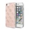 Guess iPhone 7/8/SE Kuori Kimallus Cover Peony Vaaleanpunainen