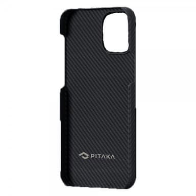 Pitaka iPhone 12 Suojakuori Air Case Musta/Harmaa Twill