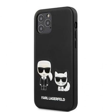 iPhone 12 Pro Max Suojakuori Karl & Choupette Musta