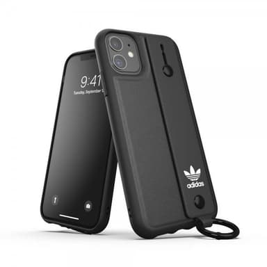 Adidas iPhone 11 Kuori OR Hand Strap Case Musta