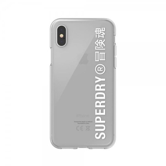 Superdry iPhone X/Xs Suojakuori Snap Case Clear