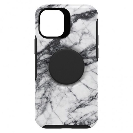 iPhone 12 Mini Kuori Otter+Pop Symmetry Series White Marble