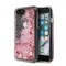 iPhone 7/8/SE Kuori Kimallus Floating Hearts Vaaleanpunainen