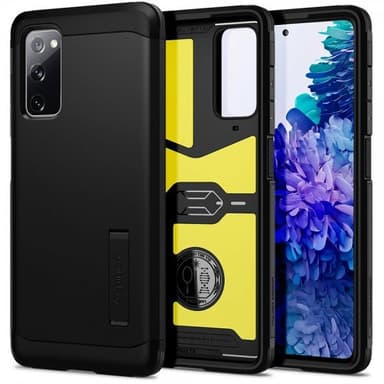 Spigen Samsung Galaxy S20 FE Suojakuori Tough Armor Musta