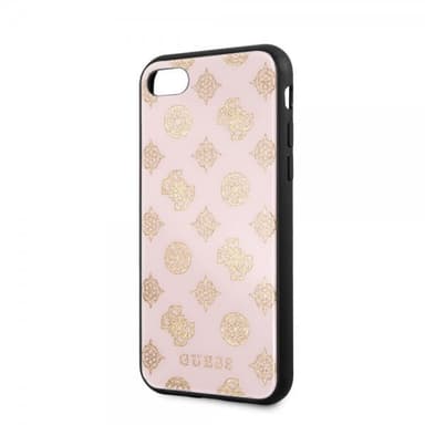 Guess iPhone 7/8/SE Kuori Kimallus Peony Vaaleanpunainen