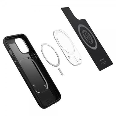 Spigen iPhone 12 Pro Max Suojakuori Mag Armor Matte Black