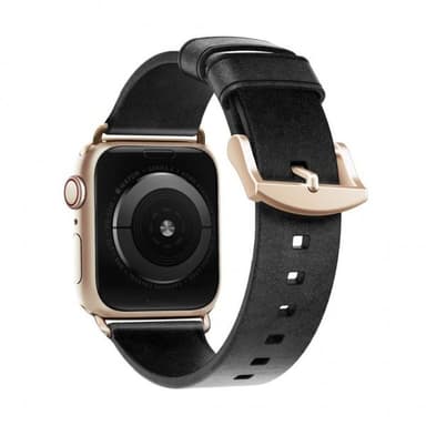 NOMAD Apple Watch 38/40/41mm Ranneke Modern Strap Slim Kulta/Musta