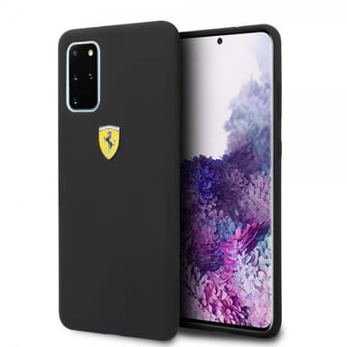 Ferrari Samsung Galaxy S20 Plus Kuori Logolla Musta