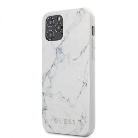 iPhone 12 Pro Max Suojakuori Marble Cover Valkoinen