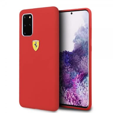 Ferrari Samsung Galaxy S20 Plus Kuori Logolla Punainen