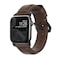 NOMAD Apple Watch 40/38mm Ranneke Traditional Strap Musta/Rustic Brown