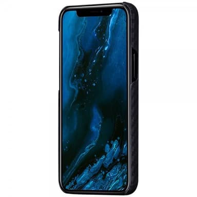 Pitaka iPhone 12 Suojakuori MagEZ Case Musta/Harmaa Twill