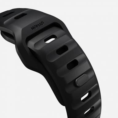 NOMAD Apple Watch 42/44mm/Apple Watch Ultra Ranneke Sport Strap Musta