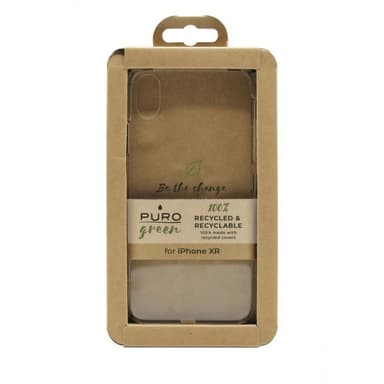 Puro iPhone Xr Suojakuori Recycled & Recyclable Läpinäkyvä Kirkas
