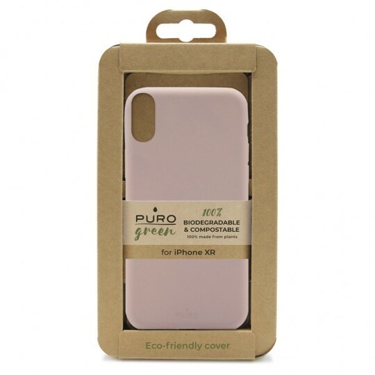 Puro iPhone Xr Suojakuori Biodegradable & Compostable Vaaleanpunainen