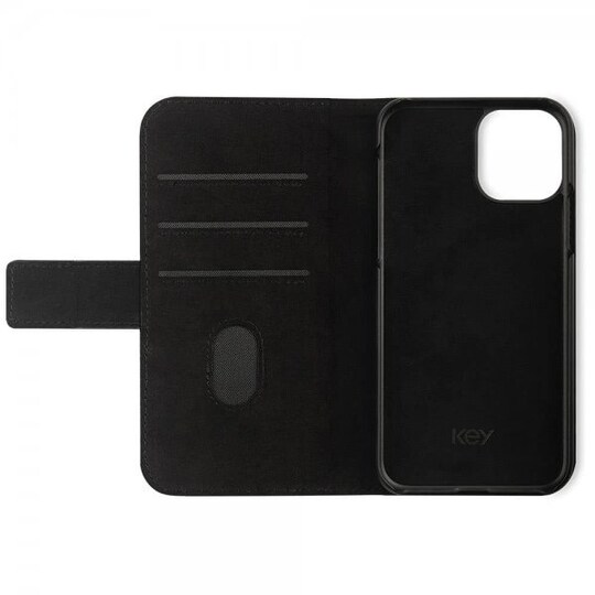 iPhone 11 Pro Suojakotelo Premium Wallet Korttitasku Musta