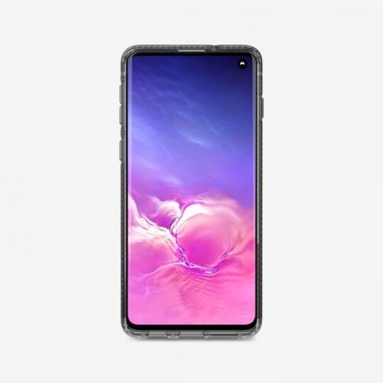 Samsung Galaxy S10 Suojakuori Pure Tint Kovamuovi Läpinäkyvä Musta