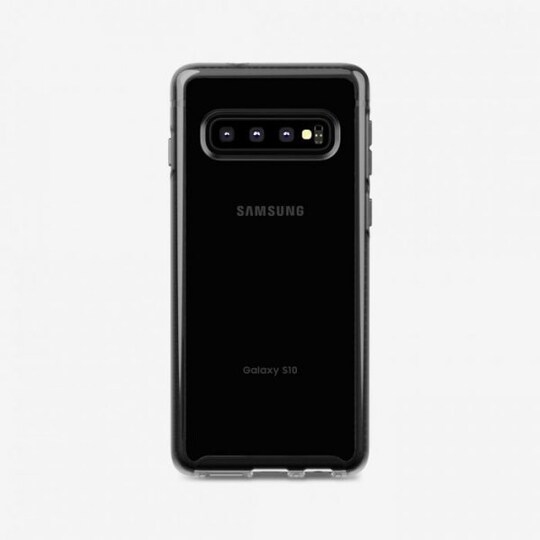 Samsung Galaxy S10 Suojakuori Pure Tint Kovamuovi Läpinäkyvä Musta