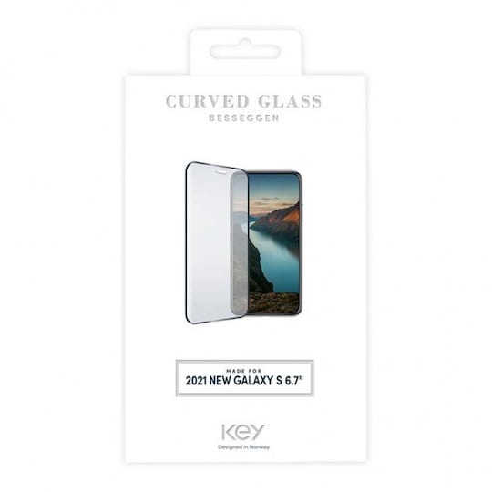 Key Samsung Galaxy S21 Plus Näytönsuoja Besseggen Curved Glass