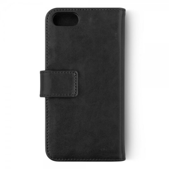 iPhone 7/8/SE Suojakotelo Premium Magnet Wallet Löstagbart Suojakuori Musta