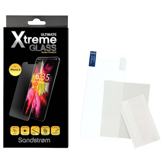 Sandstrøm Ultimate Xtreme iPhone X/Xs/11 Pro näytönsuoja