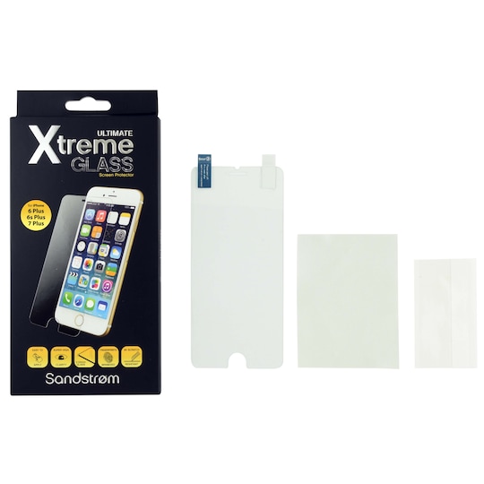 Sandstrøm Ultimate Xtreme iPhone 6+/6S+/7+ näytönsuoja