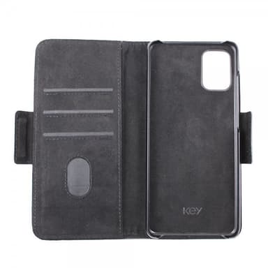 Key Samsung Galaxy A71 Kotelo Slim Wallet NordFjord Musta