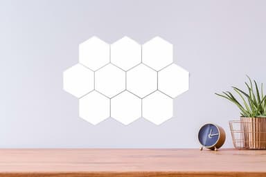 LED-seinävalaisin Hexagon touch - 5 kpl