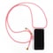 iPhone 12 Pro -kotelo vaaleanpunaisella kaulakorulla