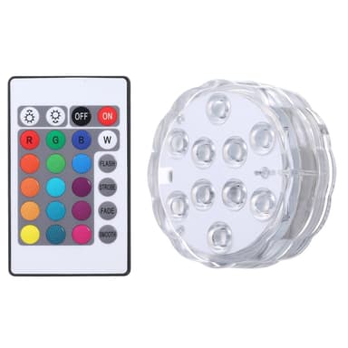 RGB-LED-lamppu 16 väriä kaukosäätimellä (24)