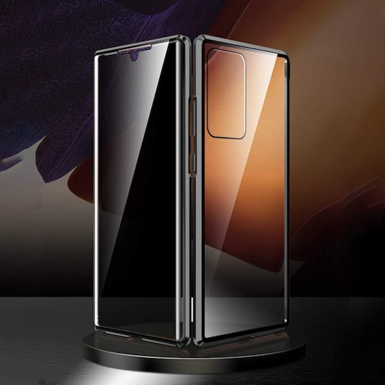 Suojakuori Samsung Galaxy Note 20 karkaistu lasi / magneettinen musta