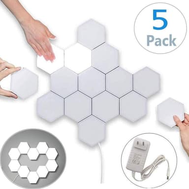 LED-seinävalaisin Hexagon touch - 5 kpl