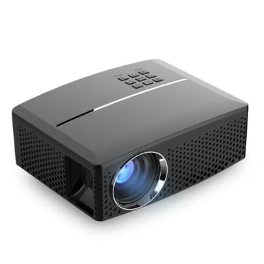 Kannettava LED-projektori 1800 lumenia - musta