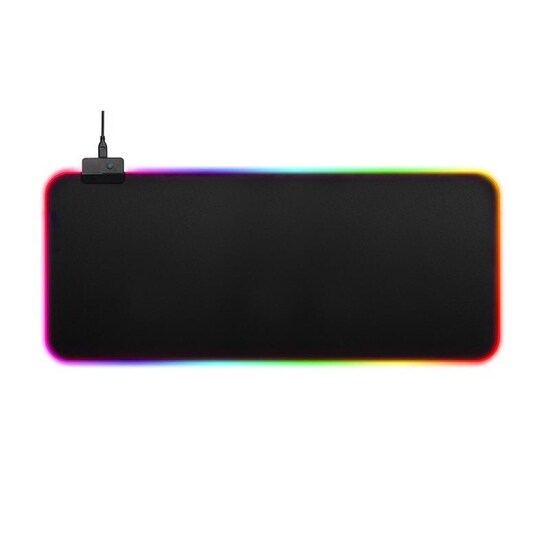 Gaming RGB USB LED -hiirimatto musta (L)