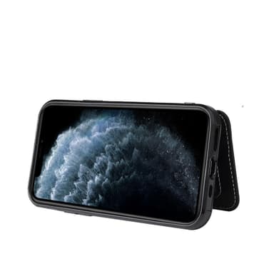 iPhone 12 Pro -suoja / -kotelo korttikotelolla musta