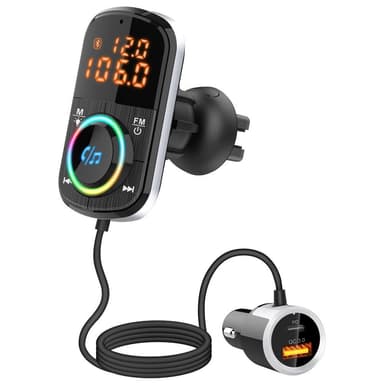 FM-lähetin USB MP3 Bluetooth PD / QC autolle