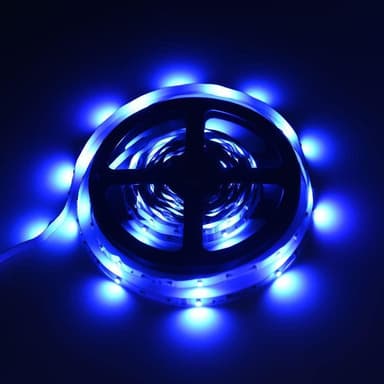 Väriä vaihtava LED-valosilmukka 300 RGB-lamppua (5 m)