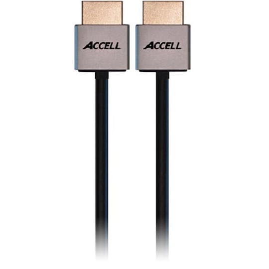ACCELL ProULTRA Ohut, HDMI-kaapeli, 1.4, ha-ha, 4K, 3D, 1m, musta