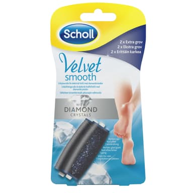 Scholl Velvet Smooth Diamond vaihtorullat SCHOLL42138